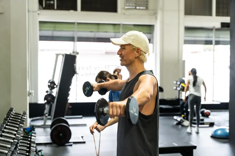 Wide interior view of the Function Fitness fitness gym in Downtown Los Angeles